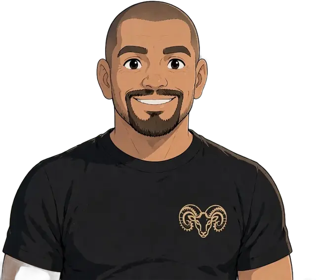 Illustrated portrait of Daniel Ramharak